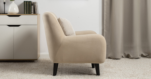 Кресло для отдыха Дакота ТК 582 велюр Vendetta 02 кремовый, Riga 1598 z1 col 6 бежевый