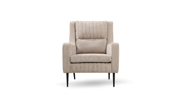 Кресло для отдыха Изабель ТК 738 велюр Романс пебл бежевый