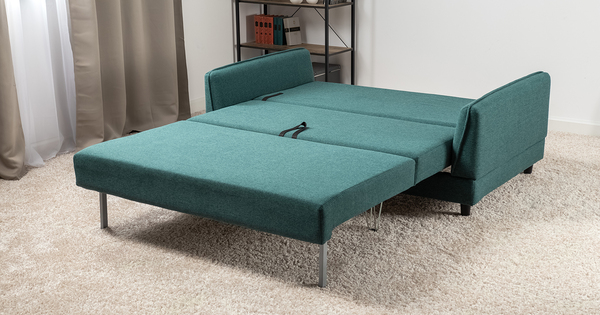 Диван-кровать прямой Макс ТД 287 жаккард Анри 19 изумрудный