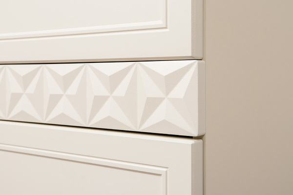 Шкаф-пенал Марион 16.340.01 слоновая кость С341 PE, слоновая кость 6898 ПВХ (собирается на любую сторону)