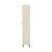Шкаф-витрина Марион 16.397.02 слоновая кость С341 PE, слоновая кость 6898 ПВХ