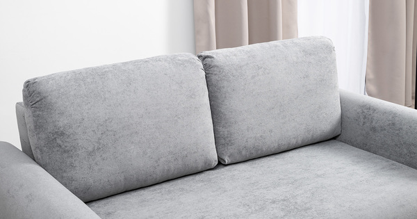 Диван-кровать прямой Оникс ТД 207 велюр Ocean 023 серый