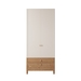 Шкаф Вупи 13.186 с ящиками, полками и штангой Дуб Верона мореный софт МДФ, Кашемир, Моно Керамика МДФ