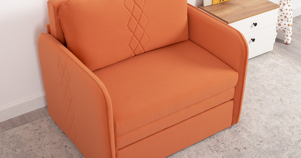 Кресло-кровать Юта (85) ТК 523 велюр Вивальди 31 медный