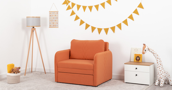 Кресло-кровать Юта (85) ТК 523 велюр Вивальди 31 медный